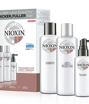 3-СТУПЕНЧАТАЯ СИСТЕМА NIOXIN №3 (150 мл) для окрашенных волос с тенденцией к истончению